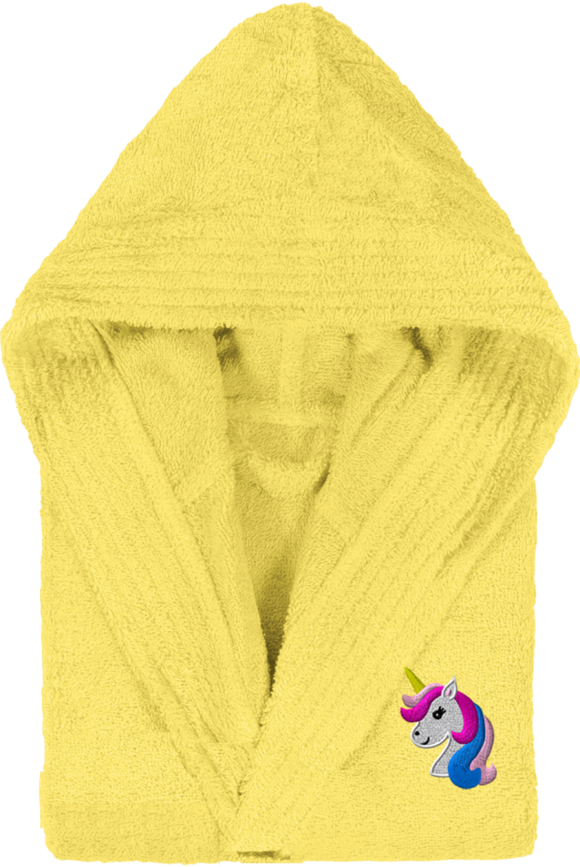 Comprar Albornoz Limón Unicornio Personalizado