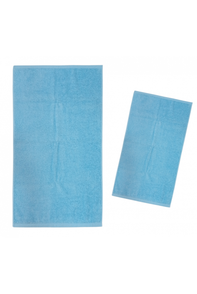 Comprar Juego 2 Toallas Guardería Celeste Personalizadas