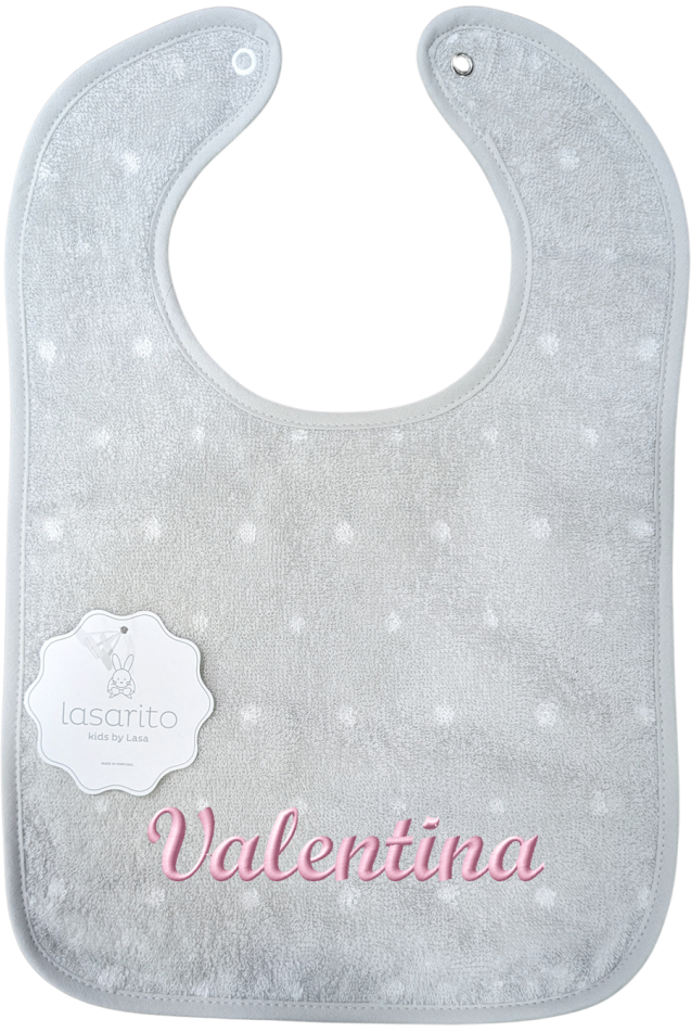 Comprar Babero Pintas Gris