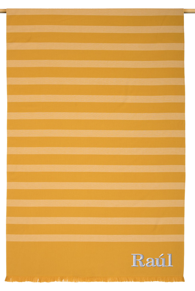 Comprar Toalla Playa Segur Amarillo Personalizada