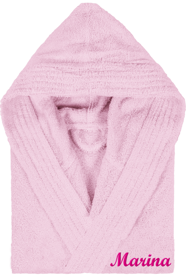Comprar Albornoz Pure Kids Rosa Personalizado