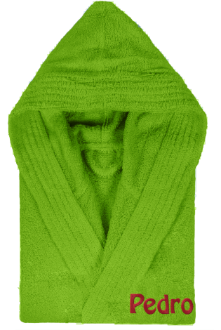 Comprar Albornoz Kids Pistacho Personalizado