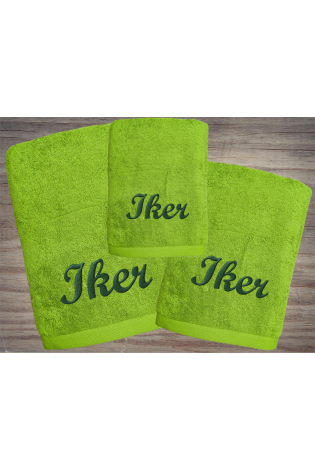 Juego Toallas Alfa Manzana