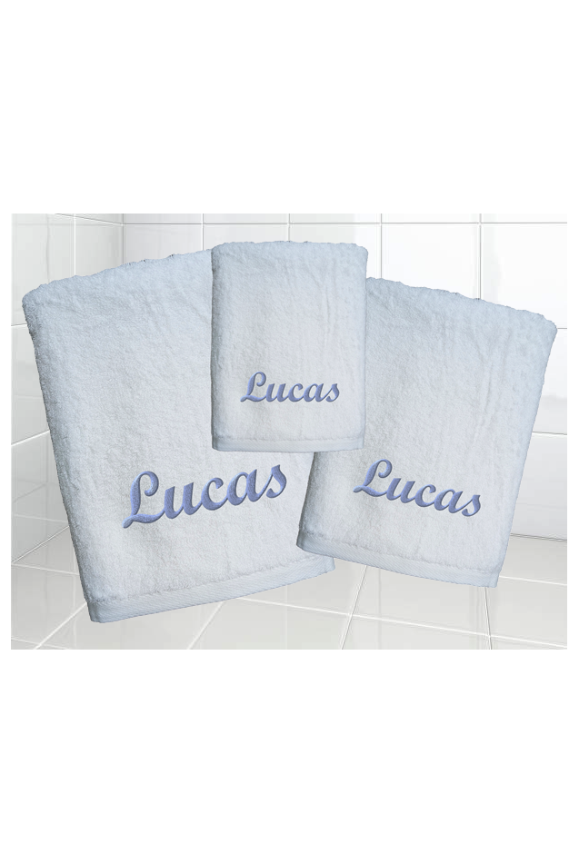 Juego Toallas Alfa Blanco Comprar Juego Toallas Personalizado Blanco Abecé