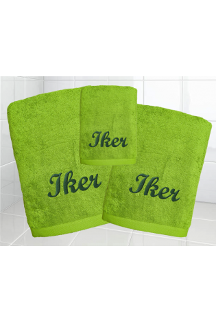 Juego Toallas Alfa Manzana