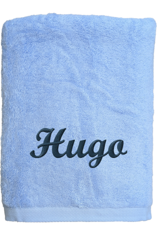 Toalla Alfa Celeste Personalizada