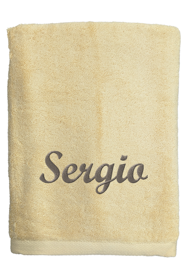 Comprar Toalla Personalizada Amarillo Abecé