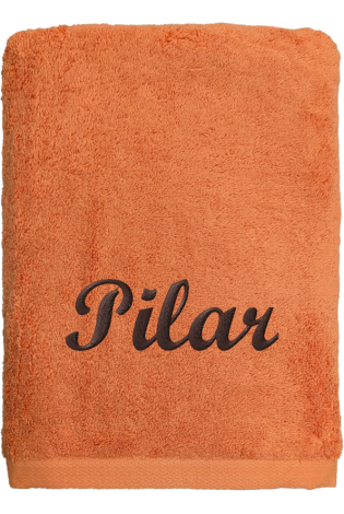 Toalla Alfa Mandarina Personalizada