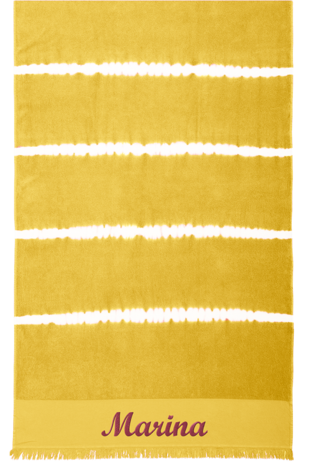Comprar Toallas Playa Tie dyed Curry
