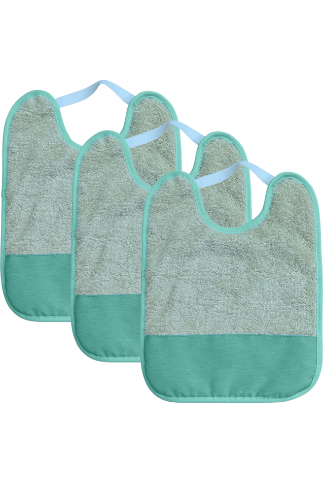Comprar Pack 3 Baberos Guardería Line Aguaverde