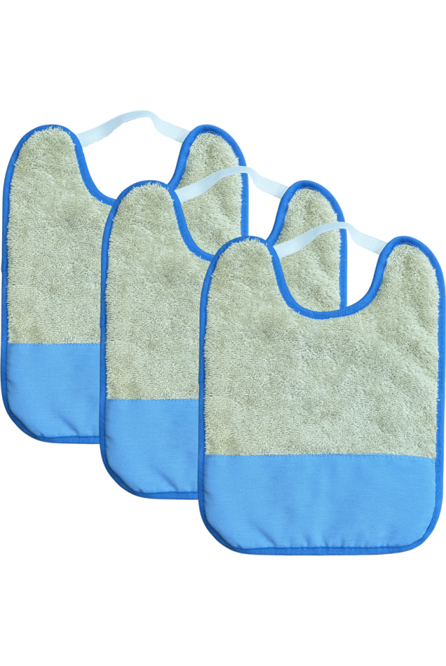 Comprar Pack 3 Baberos Guardería Line Azul Mar