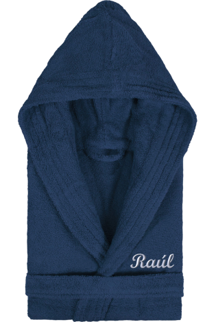 Comprar Albornoz Capucha Marino Personalizado