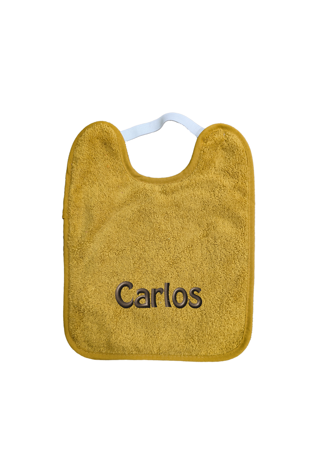 Babero Guardería Goma Curry Comprar Babero Guardería Goma Curry Personalizado