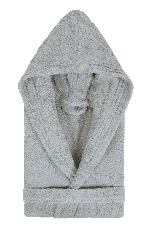 Comprar Albornoz Capucha Plata Personalizado