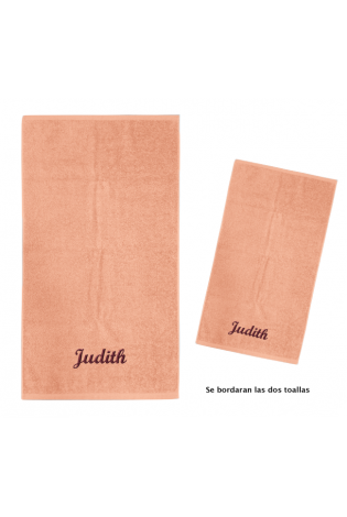 Comprar Juego 2 Toallas Guardería Coral Personalizadas