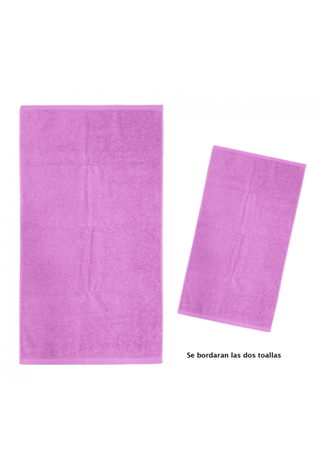 Comprar juego 2 Toallas Guardería Lavanda Personalizadas