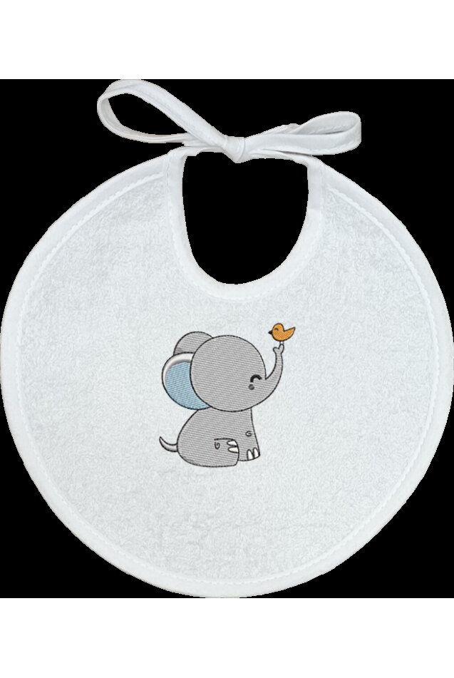 Comprar Babero Blanco Dumby Redondo Personalizado