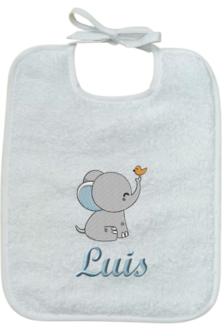 Comprar Babero Dumby Celeste Personalizado