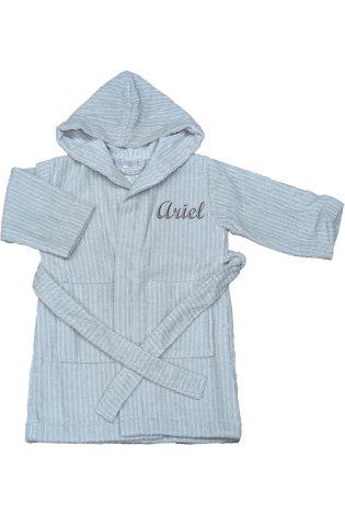 Albornoz Rayas Gris Personalizado