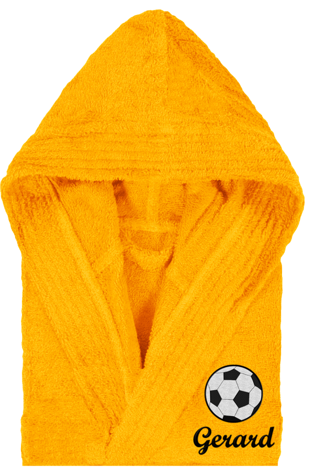 Comprar Albornoz Futbol Kids Oro Personalizado