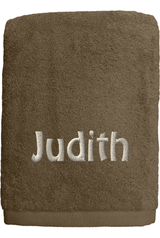 Toalla Personalizada Chocolate Abecé
