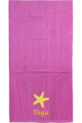Comprar Toalla Playa Estela Fresa