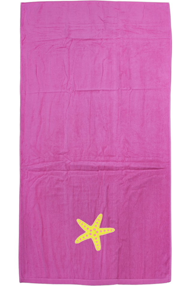Comprar Toalla Playa Estela Fresa