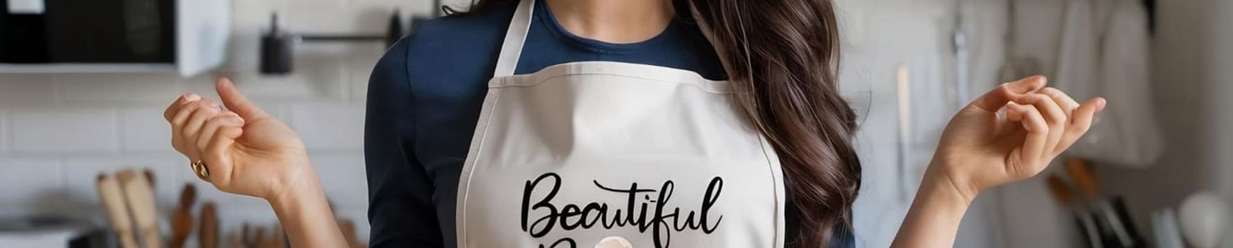 delantal personalizado mujer